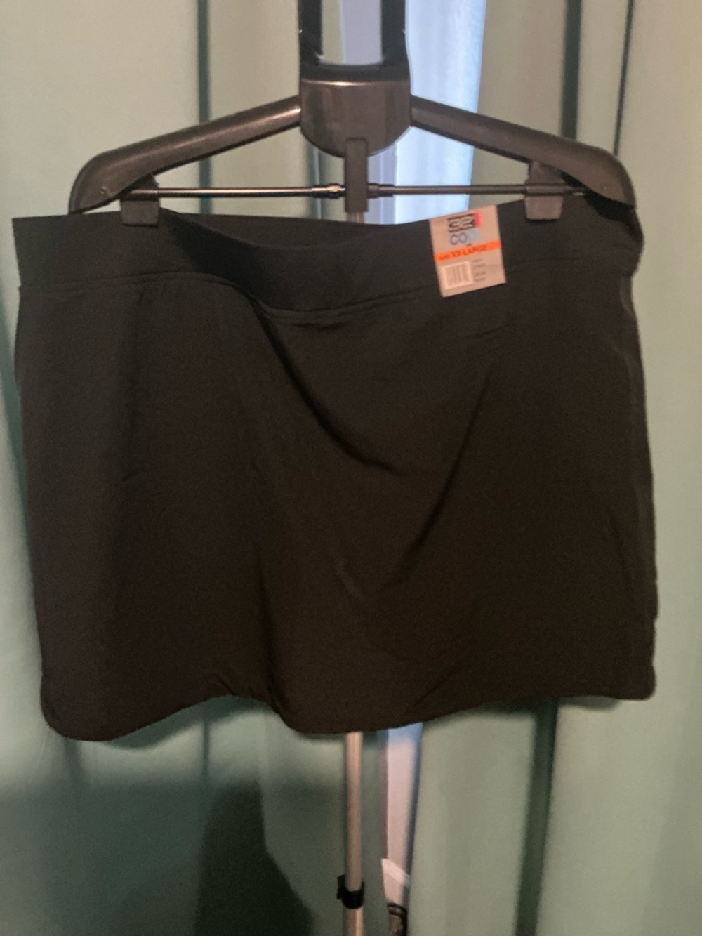 NWT Soft & Stretchy Black Athletic Skort Women’s Sz XXL